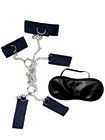 Dominant Submissive Collection 4 Cuffs & Collar - Black