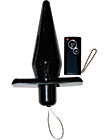 Power Buttplug With Remote Control - Black