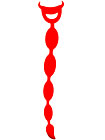Devious Devil Anal Beads - Red